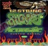 Struny Ernie Ball 2153 12String Slinky Aoustic Custom Gauge Phosphor Bronze