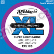 Detail produktu Struny D'ADDARIO EXL 120 nikl