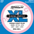 Detail produktu Struny D'ADDARIO EXL 120+ nikl