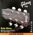 Detail produktu Struny GIBSON Brite Wires Ultra Light nikl