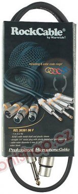 WARWICK Rockcable Mikrofonn kabel, 5m