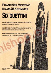 Six Duettini - Pro 2 zobcov fltny (housle, klarinety)