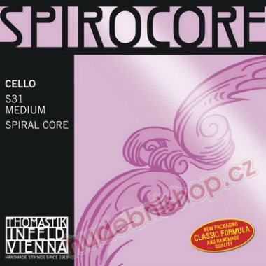 Violoncellov struny THOMASTIK SPIROCORE vcl. sada